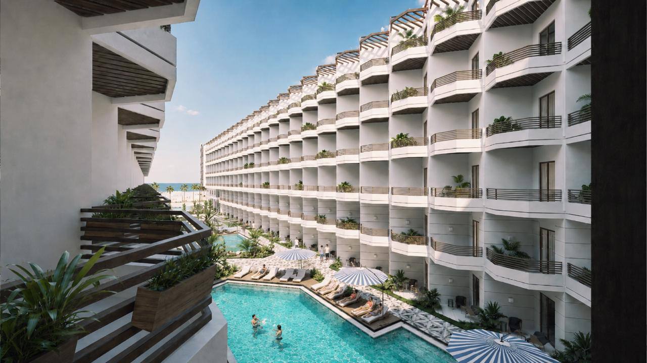 Студия в Amarina Blue Resort с прямым выходом к морю — 