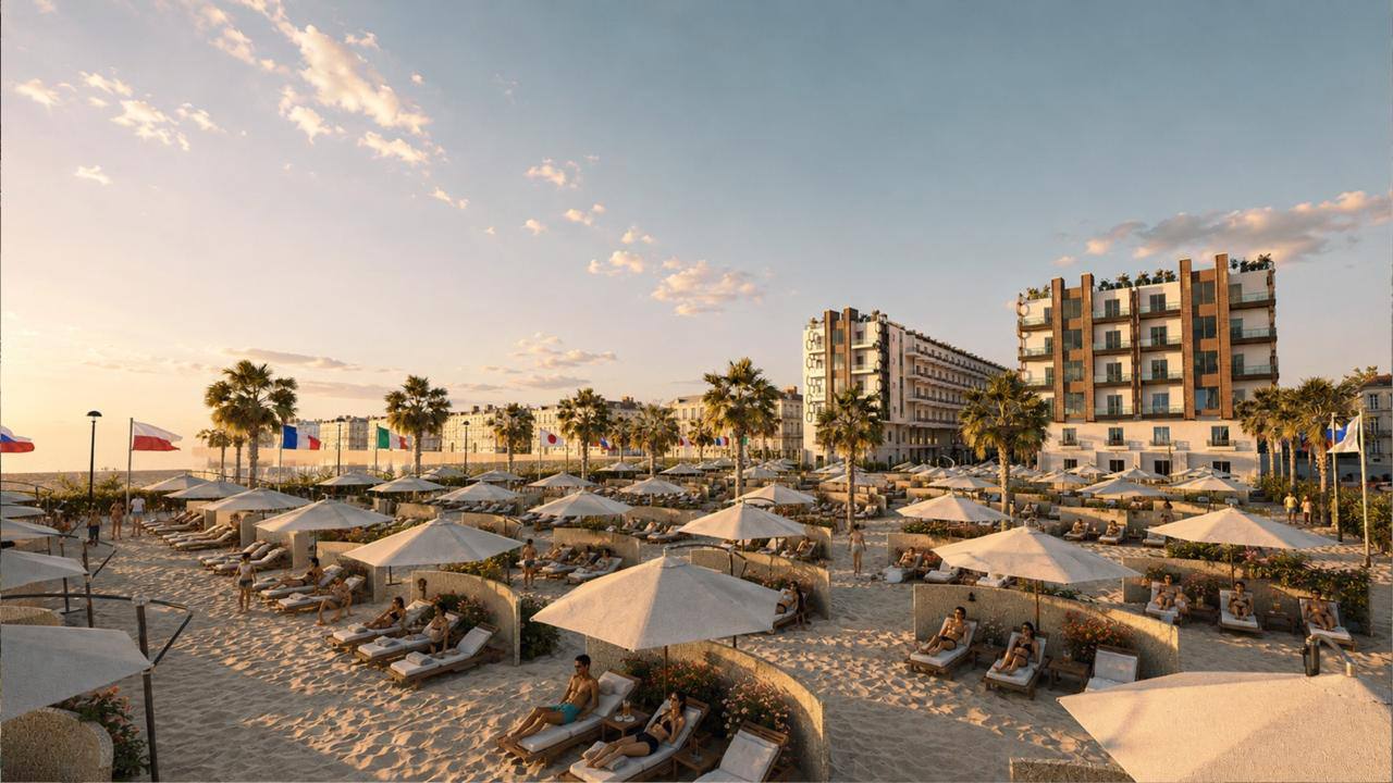 Студия в Amarina Blue Resort с прямым выходом к морю — 