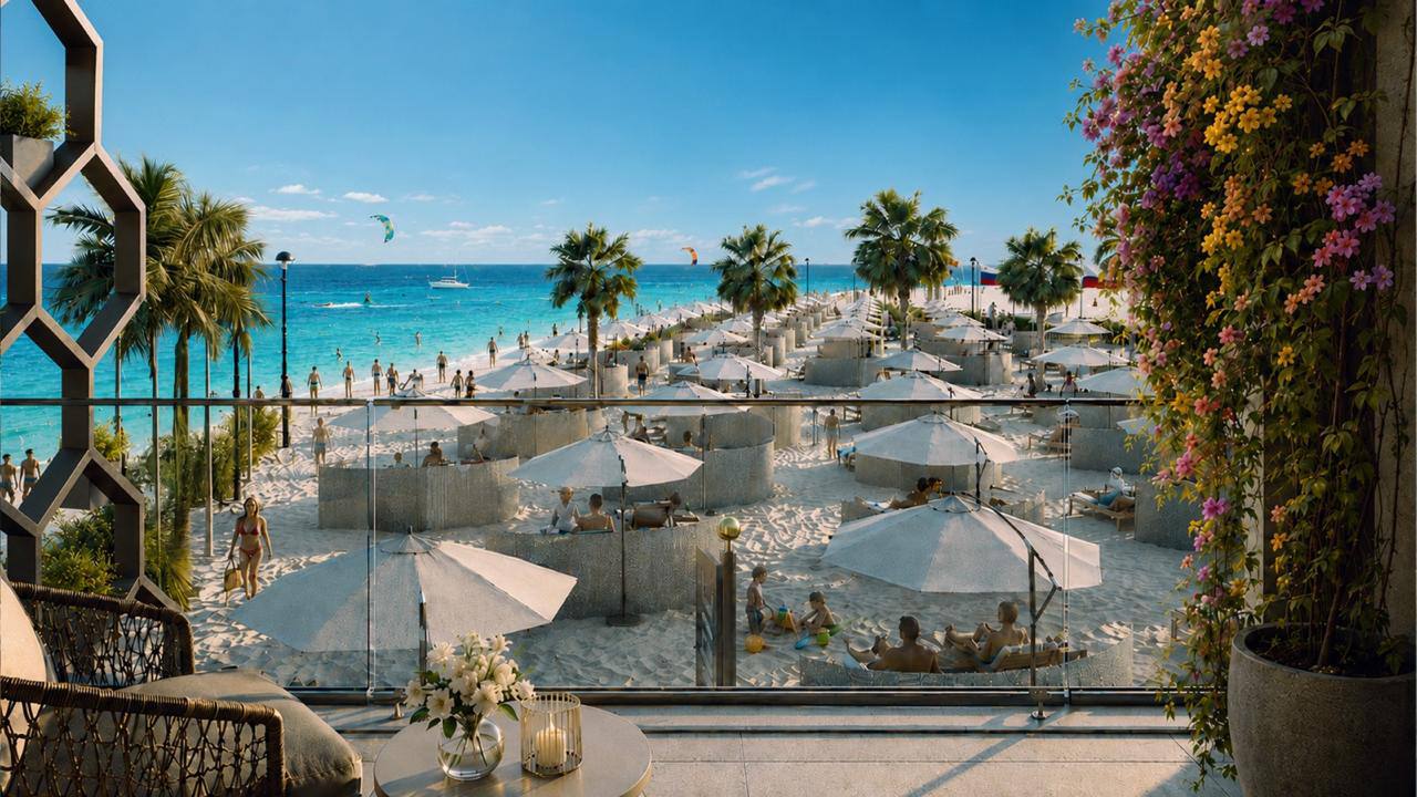 Студия в Amarina Blue Resort с прямым выходом к морю — 