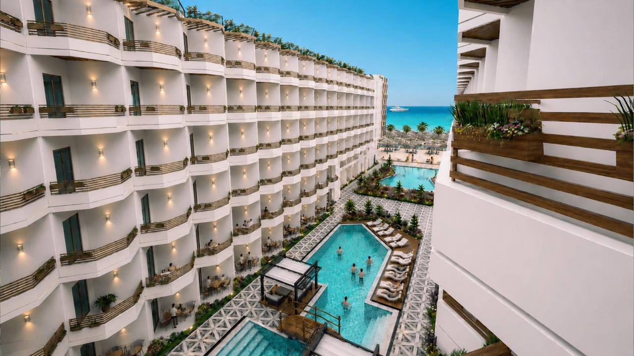 Студия в Amarina Blue Resort с прямым выходом к морю — 